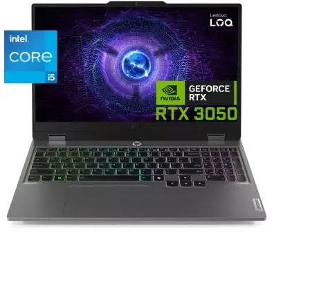 Lenovo LOQ 15IAX9 (Core i5, RTX 3050)