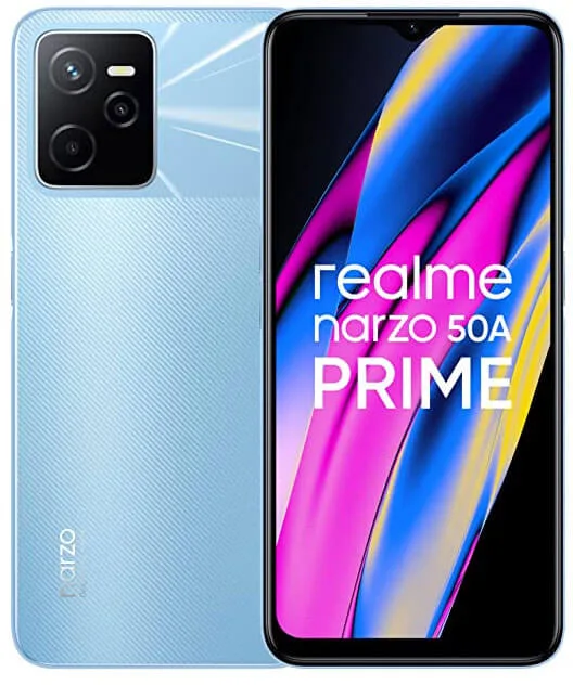 realme Narzo 50A Prime Flash Blue